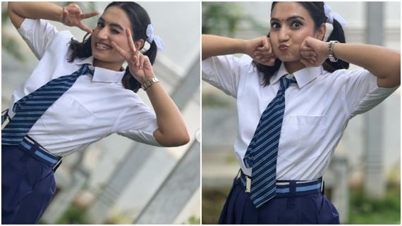 Vaishnavi Gowda ಸ್ಕೂಲ್ ಗರ್ಲ್ ಲುಕ್ ನಲ್ಲಿ ಮುದ್ದಾಗಿ ಕಾಣುತ್ತಿರುವ ನಟಿ ವೈಷ್ಣವಿ ಗೌಡ 