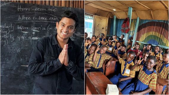 ಆಫ್ರಿಕಾದ ಶಾಲಾ ಮಕ್ಕಳಿಗೆ ಅ, ಆ, ಇ, ಈ ಹೇಳಿಕೊಟ್ಟ ಡಾ. ಬ್ರೋ 