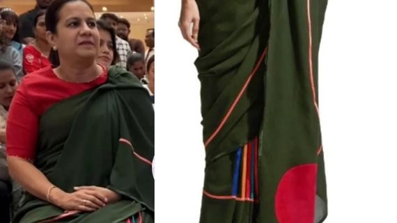 ಹೆಣ್ಣು ಮಕ್ಕಳ ಕಣ್ಣು ಕುಕ್ಕಿದ ಅಶ್ವಿನಿ ಪುನೀತ್ ರಾಜ್‍ಕುಮಾರ್; ಉಟ್ಟಿರುವ ಸೀರೆಯ ಸ್ಟೆಷಾಲಿಟಿ ಏನು?