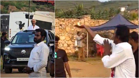 ಕೇರಳದಲ್ಲಿ ಸೂಪರ್‌ಸ್ಟಾರ್ ರಜನಿಕಾಂತ್; ಕೈಯಲ್ಲೇ ಕರ್ಪೂರ ಹಚ್ಚಿ ಬೆಳಗಿದ ತಲೈವಾ ಅಭಿಮಾನಿ