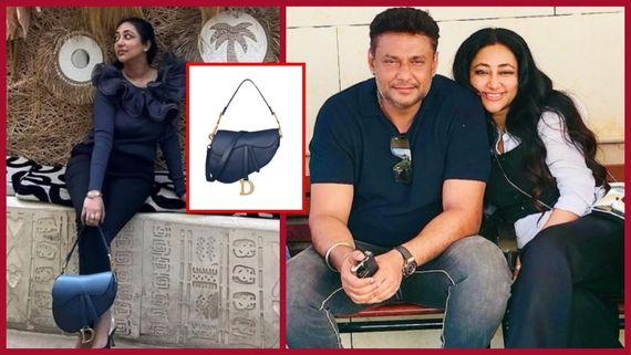 ವಿಜಯಲಕ್ಷ್ಮಿ ಕೈಲಿರೊ D ಅಕ್ಷರದ ಈ ಬ್ಯಾಗ್ ಬೆಲೆ ಕೇಳಿದ್ರೆ ತಲೆ ತಿರುಗೋದು ಗ್ಯಾರಂಟಿ..!