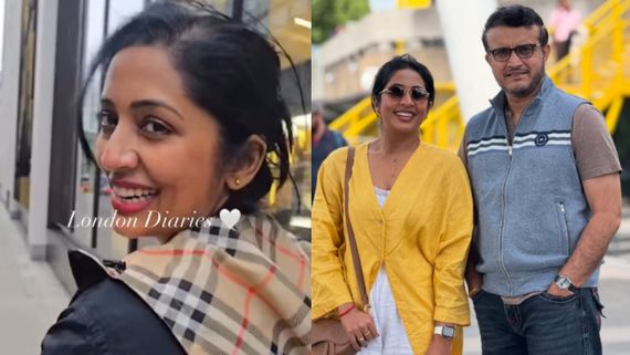 ಭಾರತದ ಮಾಜಿ ಕ್ರಿಕೆಟಿಗ ಸೌರವ್ ಗಂಗೂಲಿ ಜೊತೆ ಕಾಣಿಸಿಕೊಂಡ ದರ್ಶನ್ ನಾಯಕಿ ನವ್ಯಾ ನಾಯರ್