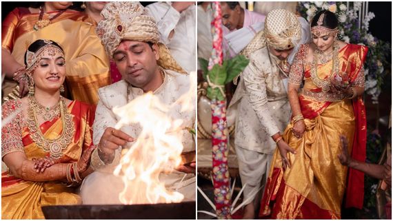 ಅದ್ಧೂರಿ ಮದುವೆ ಫೋಟೊಗಳನ್ನು ಹಂಚಿಕೊಂಡ 'ಸೀತಾರಾಮ' ನಟಿ ವೈಷ್ಣವಿ ಗೌಡ