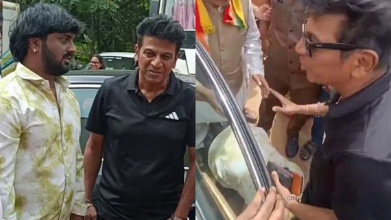 ಅಣ್ಣಾ ತಪ್ಪಾಯ್ತು ; ಶಿವರಾಜ್​ಕುಮಾರ್ ಕಾಲಿಗೆ ಬಿದ್ದು ಕ್ಷಮೆ ಕೇಳಿದ ಮಡೆನೂರು ಮನು