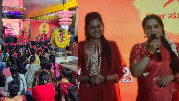 ನವರಾತ್ರಿಯಲ್ಲಿ ಸುವರ್ಣ ಸಂಕಲ್ಪ; 2ನೇ ದಿನ ಬ್ರಹ್ಮಚಾರಿಣಿ ದೇವಿಗೆ ನಟಿ ಅಂಜಲಿ-ಬೃಂದಾರಿಂದ ಪೂಜೆ