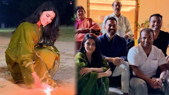 ಹೊಸ ಬದುಕು, ಹೊಸ ಮನೆ ; ಸಮಂತಾ ಬದುಕಿನಲ್ಲಿ ಹೊಸ ಬೆಳಕು- ಬಾಯ್​​ಫ್ರೆಂಡ್ ಜೊತೆ ದೀಪಾವಳಿ ಆಚರಿಸಿದ ನಟಿ 