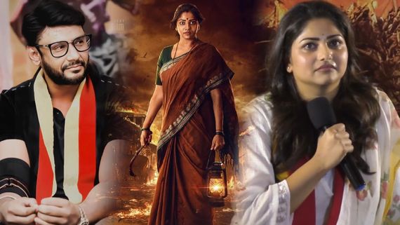 ಸಲಗ ವಿಜಯ್ ಕುಮಾರ್ ''ಲ್ಯಾಂಡ್‌ ಲಾರ್ಡ್‌''ನಲ್ಲಿ ದರ್ಶನ್ ಸದ್ದು, ಅರ್ಧಕ್ಕೆ ಮಾತು ನಿಲ್ಲಿಸಿದ  ರಚಿತಾ ರಾಮ್ 