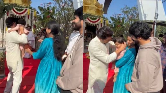 ಶೂಟಿಂಗ್ ವೇಳೆ ಒಂದು ವರ್ಷದ ಮಗುವಿಗೆ ದುಬಾರಿ ಗಿಫ್ಟ್ ಕೊಟ್ಟ ನಟ ಸೂರ್ಯ; ವೀಡಿಯೋ ವೈರಲ್