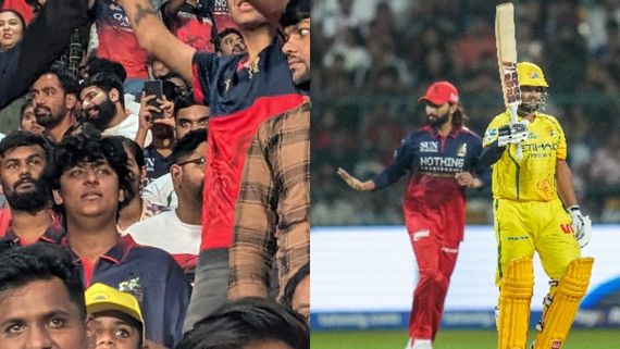 RCB vs CSK: ಚಿನ್ನಸ್ವಾಮಿ ಕ್ರೀಡಾಂಗಣದಲ್ಲಿ ದರ್ಶನ್ ಪುತ್ರ; ಆರ್‌ಸಿಬಿ ಗೆಲುವಿಗೆ ಸಂಭ್ರಮಿಸಿದ ವಿನೀಶ್-ವಿಡಿಯೋ
