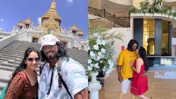ಬುದ್ಧ ಟೆಂಪಲ್‌ To ಕ್ರೂಸ್ ಡಿನ್ನರ್.. ಪತಿ ಜೊತೆ ನಟಿ ರಜಿನಿ  ಪಟ್ಟಾಯ, ಬ್ಯಾಂಕಾಕ್ ಪ್ರವಾಸ ಸಖತ್ ಕಲರ್‌ಫುಲ್