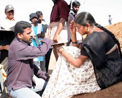 ஷூட்டிங்கில் அமீர் காயம்