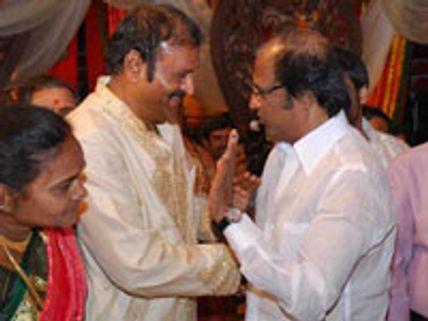 மோகன்பாபு மகன் திருமணம்-ரஜினி வாழ்த்து