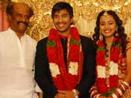 நடிகர் விஷ்ணு - இயக்குநர் கே நட்ராஜ் மகள் திருமணம்: ரஜினி வாழ்த்து