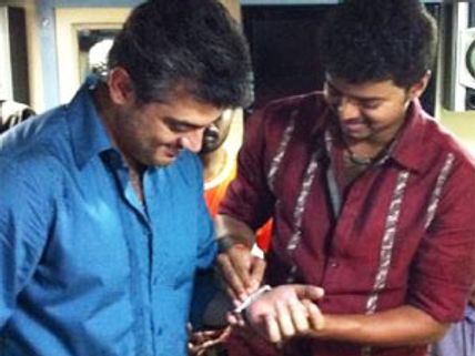 நானும் விஜய்யும் நண்பர்கள்... என் ரசிகர்கள் விஜய்யை விமர்சிப்பது தவறு - அஜீத்