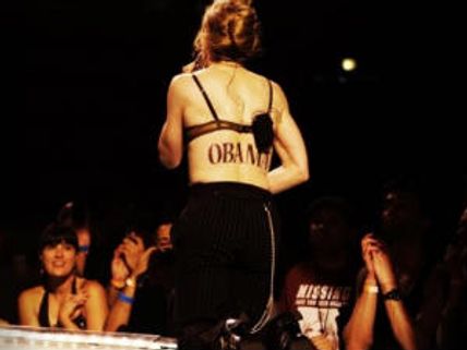 அதிபர் தேர்தலில் ஒபாமா வென்றால் நான் நிர்வாணமாகத் தயார்: பாப் பாடகி மடோனா