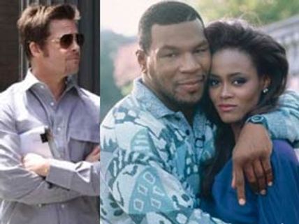 மைக் டைசன் மனைவியுடன் படுக்கையில் சிக்கிய பிராட் பிட்