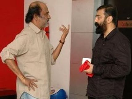 நண்பன் 'சிவாஜி - தி பாஸுக்கு' விஸ்வரூப கமலின் வாழ்த்து!