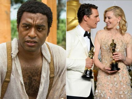 சிறந்த படம் - 12 இயர்ஸ் ஸ்லேவ், சிறந்த நடிகர் - மேத்யூ மெக்கனாஹே,  நடிகை- கேட் ப்ளாஞ்செட்!