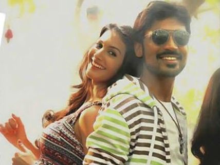 படப்பிடிப்பில் நடிகைக்கு 'பஞ்ச்' விட்டு கண்ணை கோவைப்பழமாக்கிய தனுஷ்