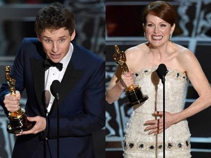 2015 ஆஸ்கர் விருதுகள்: சிறந்த நடிகர் எட்டி ரெட்மேனே, சிறந்த நடிகை ஜூலியன் மூர்