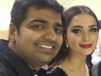 ஏமி ஜாக்சனை கட்டிப்பிடிக்க ஏங்கி ஏமாந்த காமெடியன் சதீஷ் 