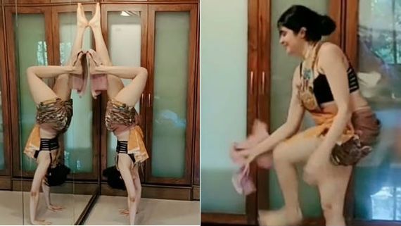 இது நிஞ்சா டெக்னிக்கா? பாபா ராம்தேவோட ஃபீமேல் வெர்ஷனா..? ஹீரோயின் வீடியோ கண்டு வியக்கும் ஃபேன்ஸ்! 