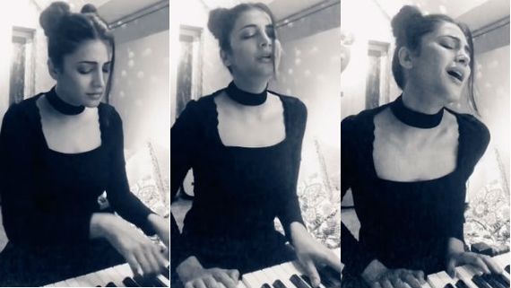  தென்பாண்டி சீமையிலே.. அப்பா பாடிய பாட்டை.. தன் ஸ்டைலில் பாடிய ஸ்ருதி.. வைரல் வீடியோ !