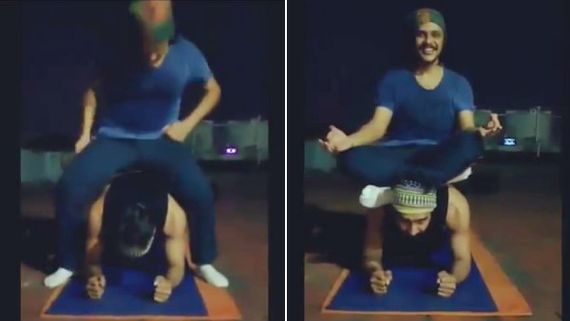  கட்டுக்கோப்பான உடல்.. விஷ்ணு விஷால் ஒர்க் அவுட்.. தம்பியை முதுகில் ஏற்றி சாகசம் !