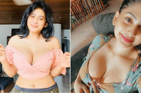 அக்கரை பச்சை... தண்ணீரில் நனைந்து படு கவர்ச்சி போஸ் .. இலங்கை அழகியின் கிளுகிளு! 