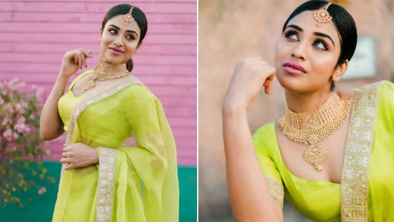 கிளாமருக்கு ரெடி பச்சைநிற உடையில் பச்சை கொடி அசைத்து இருக்கிறார் பிகில் பட நடிகை 