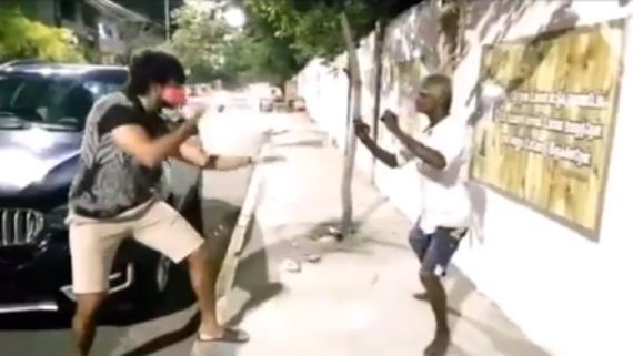 ”காசு பணம் தேவை இல்லை தலைவா”.. வீதியில் சுற்றும் வயதானவருடன் நடிகர் ஆதி செய்யும் செம ரகளை!