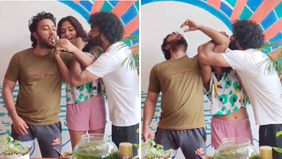 ஆண் நண்பர்களுடன் சரக்கு அடிக்கும் அமலா பால்..  வைரலாகும் வீடியோ !