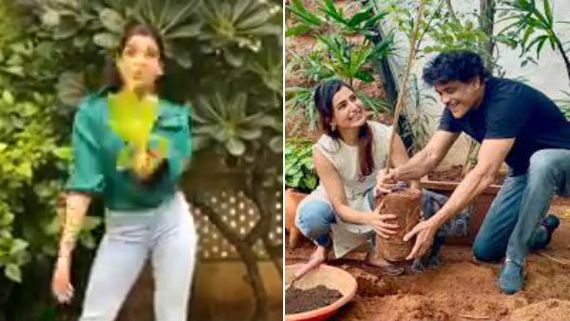 அசத்தலான க்ரீன் மேஜிக் ..அடடா இது நல்லா இருக்கே..சமந்தாவை புகழ்ந்த ரசிகர்கள் ! 