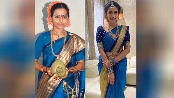 கல்யாணத்துக்கு ஒரு நாள்தானே இருக்கு.. அம்மாவின் நிச்சயதார்த்த புடவை அணிந்து விழாவில் பங்கேற்ற நடிகை 