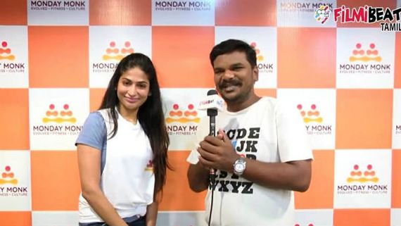 ஃபிட்னஸ் டிப்ஸ் கொடுக்கும்  விஜயலக்ஷ்மி.. கலகல பேட்டி! 