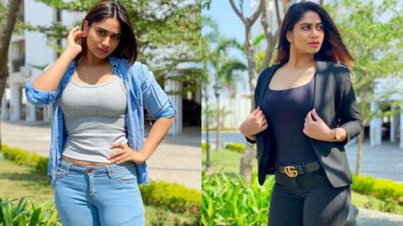 சட்டையைக் கழற்றி .. சும்மா தெறிக்க விட்ட ஷிவானி.. செம கெட்டப்! 