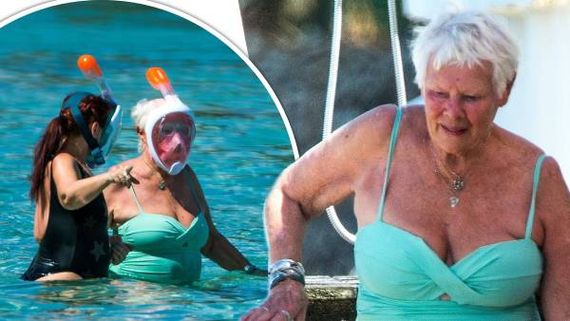 86 வயதில் நீச்சல் குளத்தில் நிர்வாணமாக குளித்த ஜேம்ஸ் பாண்ட் ’எம்’.. அது சொர்க்க அனுபவமாம்!