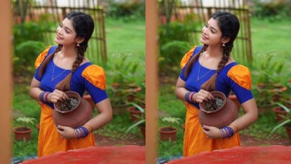 இடுப்பில் தண்ணிப் பானை.. நைஸாக நடந்து வந்த தர்ஷா.. தவித்துப் போன ரசிகர்கள்! 