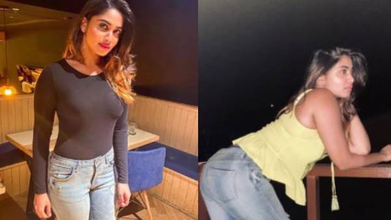 டைட் டிரஸ் போட்டு.. சூப்பர் நைட் அவுட்.. கிளுகிளுத்துப் போன ரசிகர்கள்! 