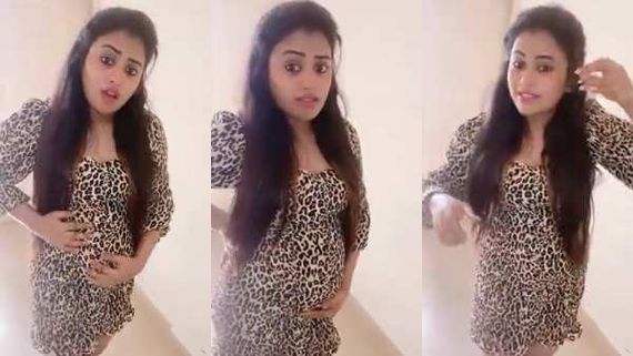 மேடிட்ட வயிற்றுடன்.. ஒற்றைக் காலைத் தூக்கி.. ஸ்டைலாக ரீல்ஸ் போட்ட பரீனா 