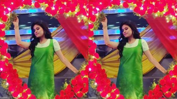 பச்சைக் கலர் டிரஸ்ஸில்.. அசர வைத்த ரித்திகா.. யாருடன் கம்பேர் பண்றாங்க பாருங்க ரசிகர்கள்!