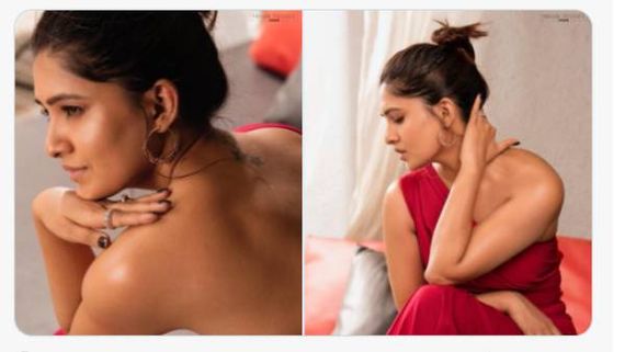 கழுத்தில் தெறியும் டாட்டூ…  கிளாமர் உடையில் பெருமூச்சு விட வைத்த வாணிபோஜன் !