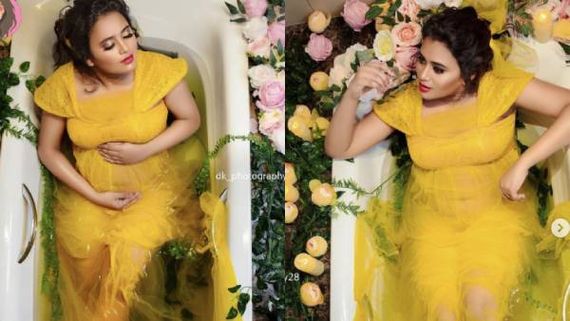 வேற லெவல் வெண்பா... பாரதி கண்ணம்மா ஃபரீனா ஆசாத்தின் அசத்தல் பாத் டப் ஃபோட்டோஷுட் 