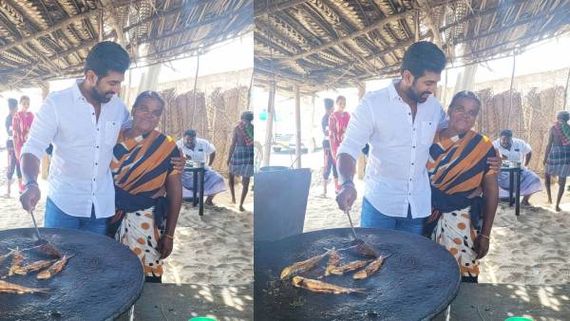 ரோட்டு கடையில் மீன் பொறித்த அருண்விஜய்... அம்மாவின் அன்பை உணர்வதாக உருக்கம் 
