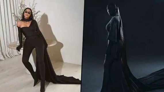மெட் காலா 2021ல் கருப்பு தேவதையாக மாறிய கிம் கர்தாஷியன்.. கலாய்த்துத் தள்ளிய நெட்டிசன்கள்!