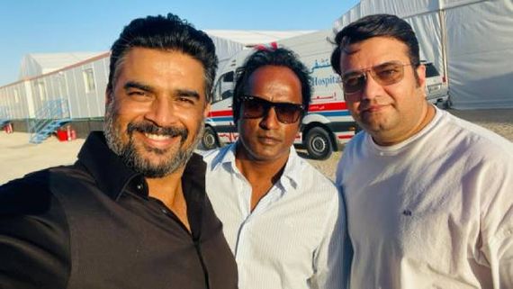 விக்ரம் வேதா இந்தி ரீமேக் சூட்டிங் ஸ்பாட்... நடிகர் மாதவன் திடீர் விசிட்! 