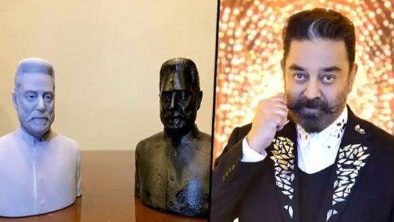 பலூன் சாட்டிலைட்டில் கமல் சிலை...பெருமையுடன் பகிர்ந்த உலகநாயன் 