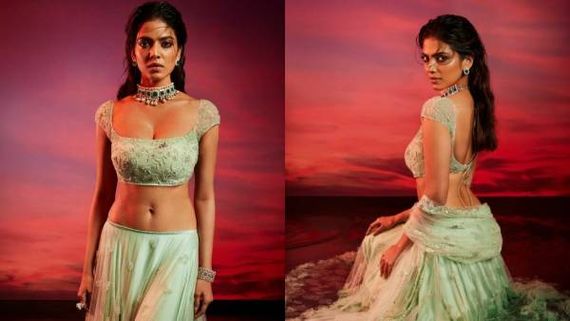  முன்னழகை காட்டி சுண்டி இழுக்கும் மாஸ்டர் கதாநாயகி மாளவிகா மோகனன்!