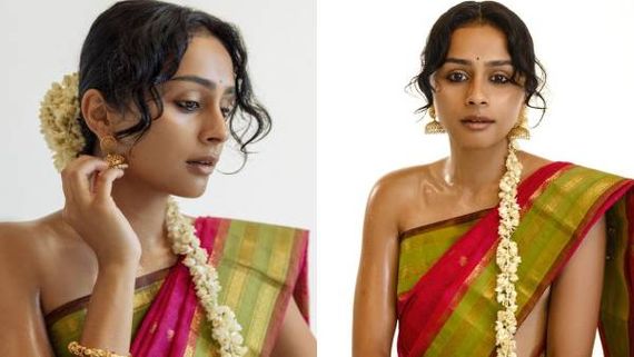 உடலில் எண்ணெய் வழிய...ப்ளவுஸ் இல்லாமல்...ஹாட் ஃபோட்டோஷுட் நடத்திய பிரபல பாடகி 