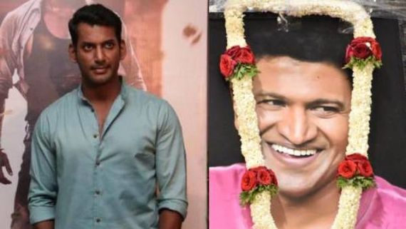 புனித் ராஜ்குமார் உதவிய 1800 மாணவர்களின் கல்வி செலவை ஏற்ற விஷால்.. எனிமி பட விழாவில் அறிவிப்பு!